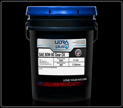 Ultra1Plus SAE 80W-90 Conventional Gear Oil API GL-5 (5 Gallon Pail)