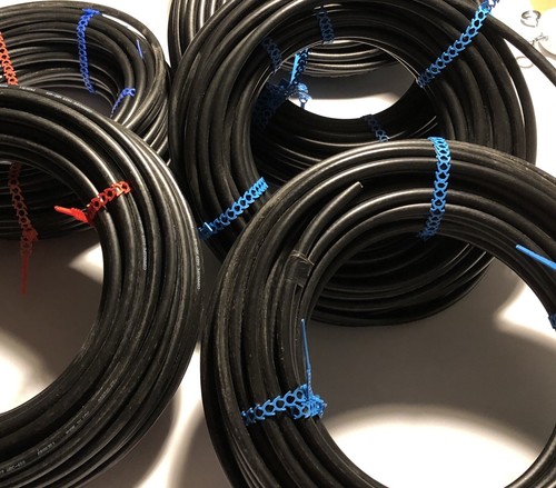 100’ Commscope WBC-400 Coax Cable 50 Ohm Braided SOLID CENTER. Compare LMR400