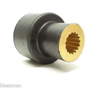 Rubber 61A Aon Brass Roller 2-1/2  Diameter x 1-1/2  Wide 15T