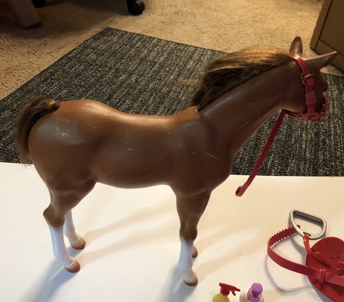 Battat Our Generation Brown Horse with Brown Mane plus Accessories