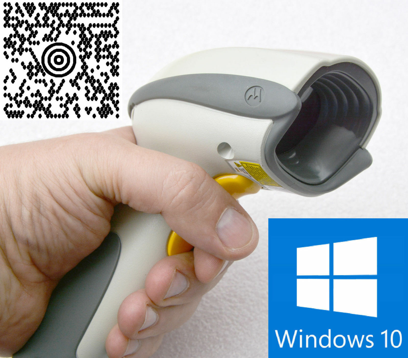 Datalogic 1100i USB Barcodescanner – Generalüberholt, Schwarz, Kompatibel Mit Win XP, 7, 10, 11