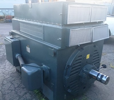 GE 600 HP Motor, 590 RPM, 8411S - Unused Remanufactured Spare