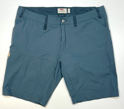 Fjallraven Abisko Lite Shorts Mens sz 37 - Steel Blue Regular Fit