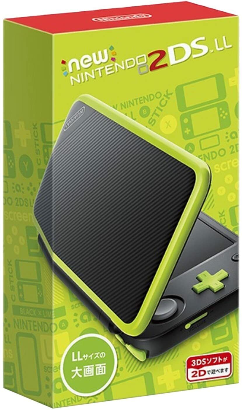 NEW Nintendo 2DS XL LL Black × Lime Handheld Console Game NEW Nintendo 2DS XL LL Black × Lime Handheld Console Game