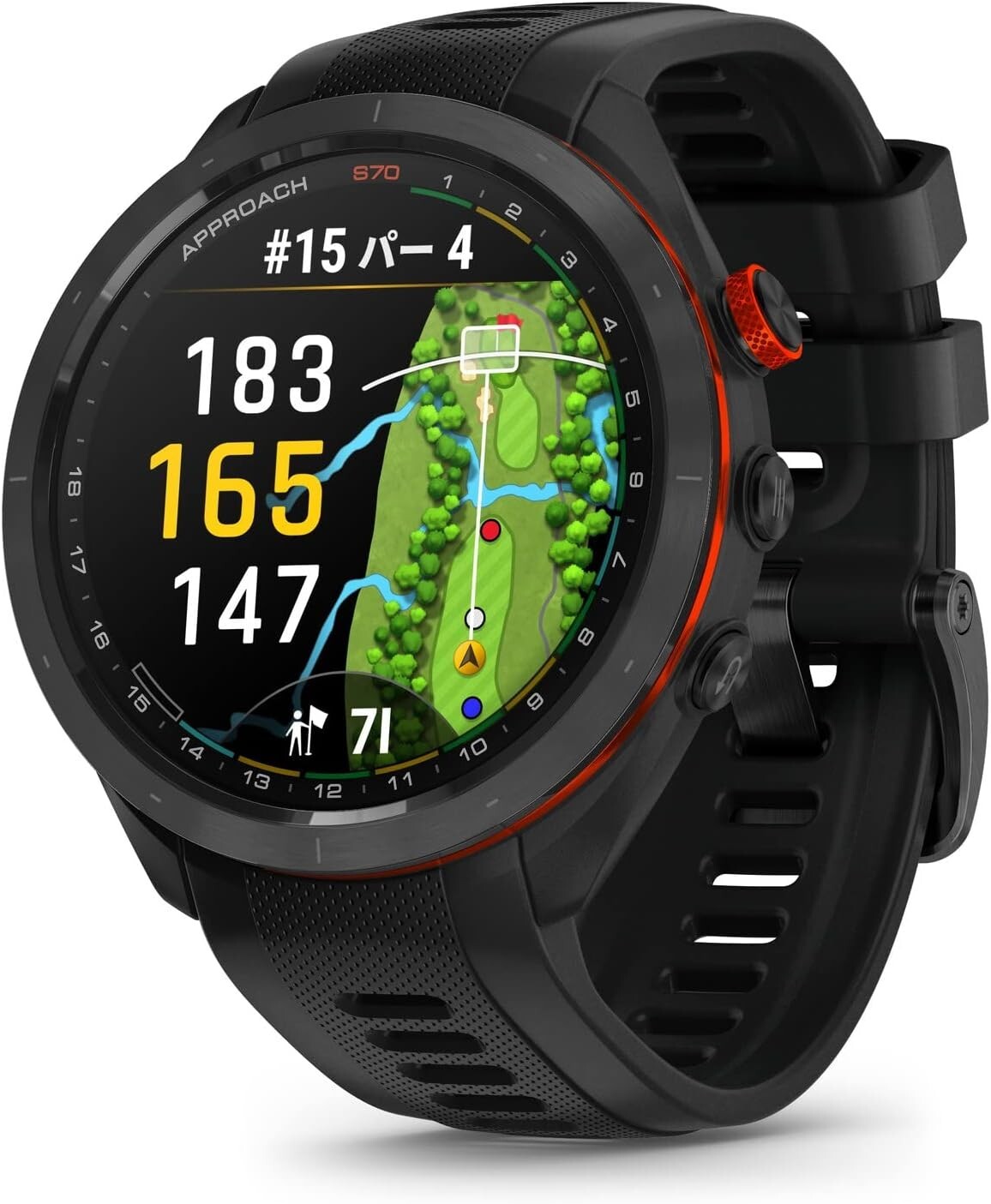 Garmin Approach S70 Premium Golf GPS Watch 47mm BK & CT10