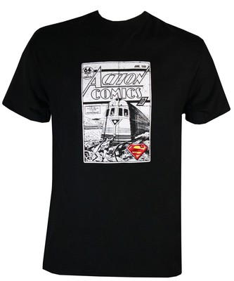 Ретро-футболка с героями комиксов о Супермене, размер X-Large