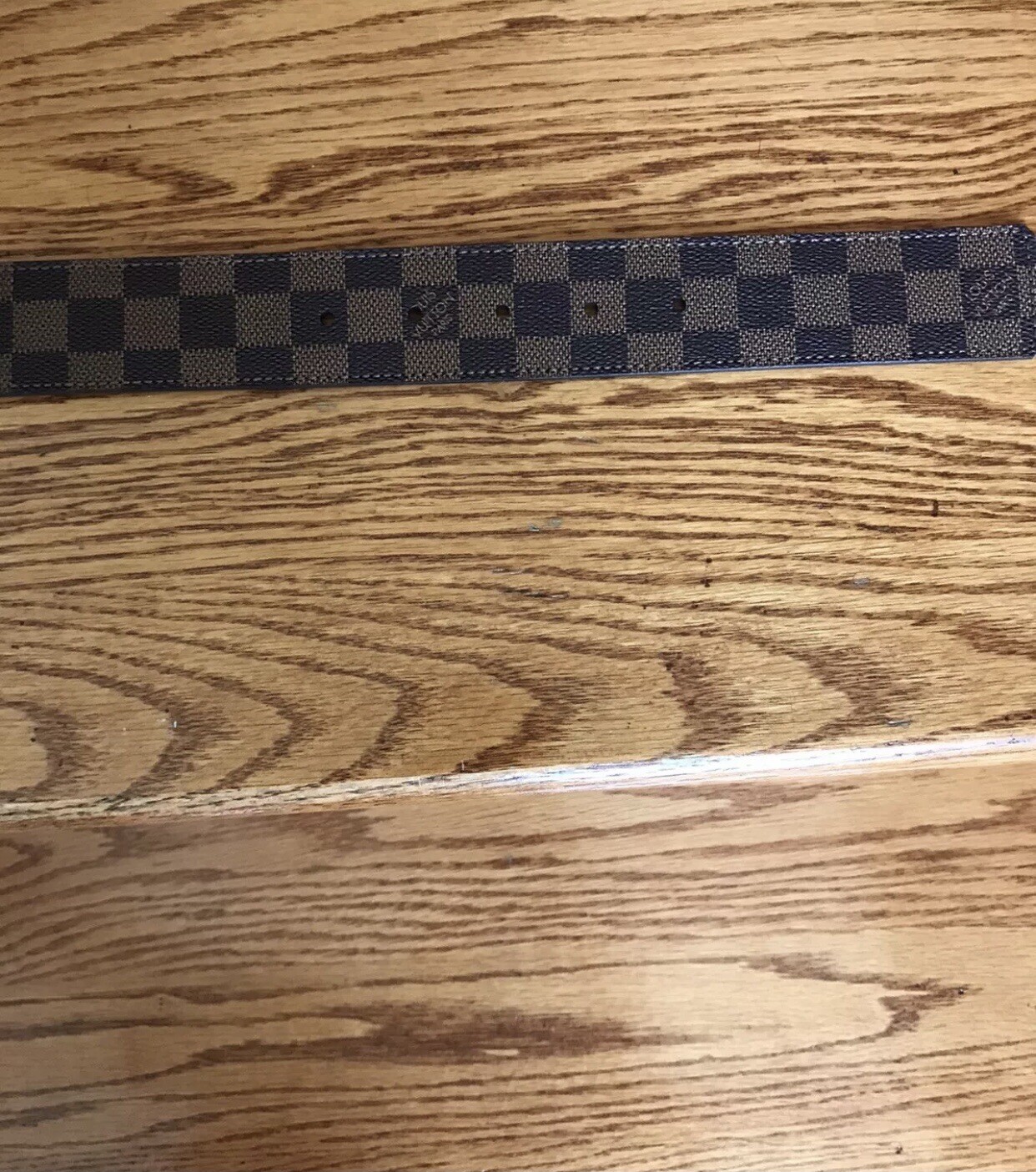 Authentic Louis Vuitton Brown Damier Belt 