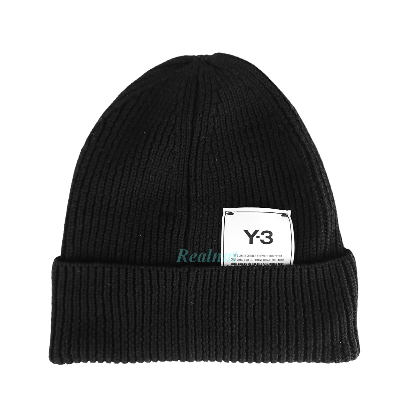 ADIDAS Y-3 YOHJI YAMAMOTO CL WOOL UNISEX BEANIE HAT BLACK