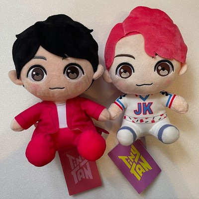 BTS JUNGKOOK Sitting stuffed set TinyTAN Boy With Luv IDOL Plush doll Japan BT21