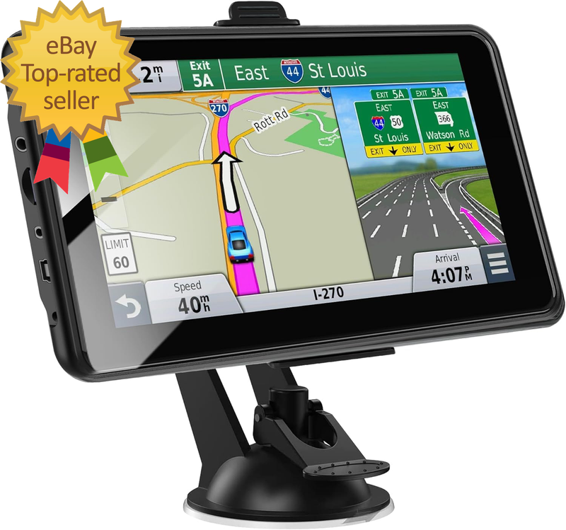 Upgrade GPS Navigation for Truck Car,In-Dash Vehicle GPS Screen,Rv/Commercial