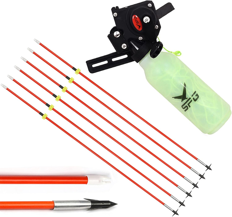Bow Fishing Reel with Bowfishing Arrows Set Archery Bow Fish