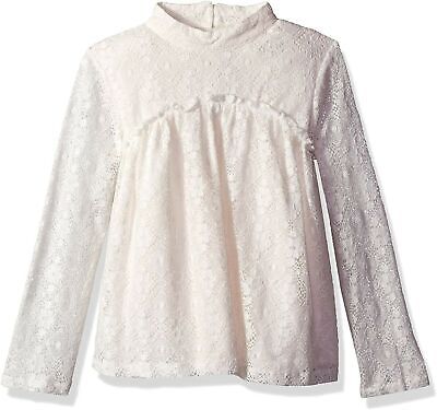 Jessica Simpson Girls Lace dressy baby doll long sleeve Kids top shirt blouse