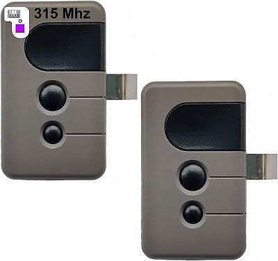 2X! Sears Craftsman 139.53753 3 Button Garage Door Opener Remote Control 315mhz 