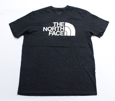 The North Face Men's Basic Short Sleeve Dome T-Shirt AR8 Black Large NWT