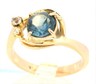 Topaz & Cubic Zirconia CZ Dress Ring 9ct Yellow Gold Fine Jewellery Size Q 1.2-3.JPG