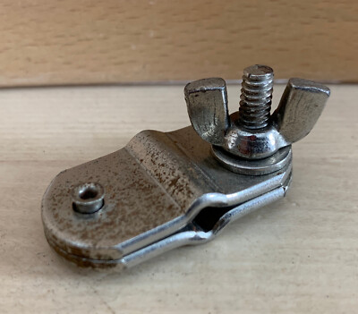 WALBERG & AUGE Cymbal Arm Hi-Hat Stand CLUTCH Holder Part 20s 30s 40s Vtg Nickel