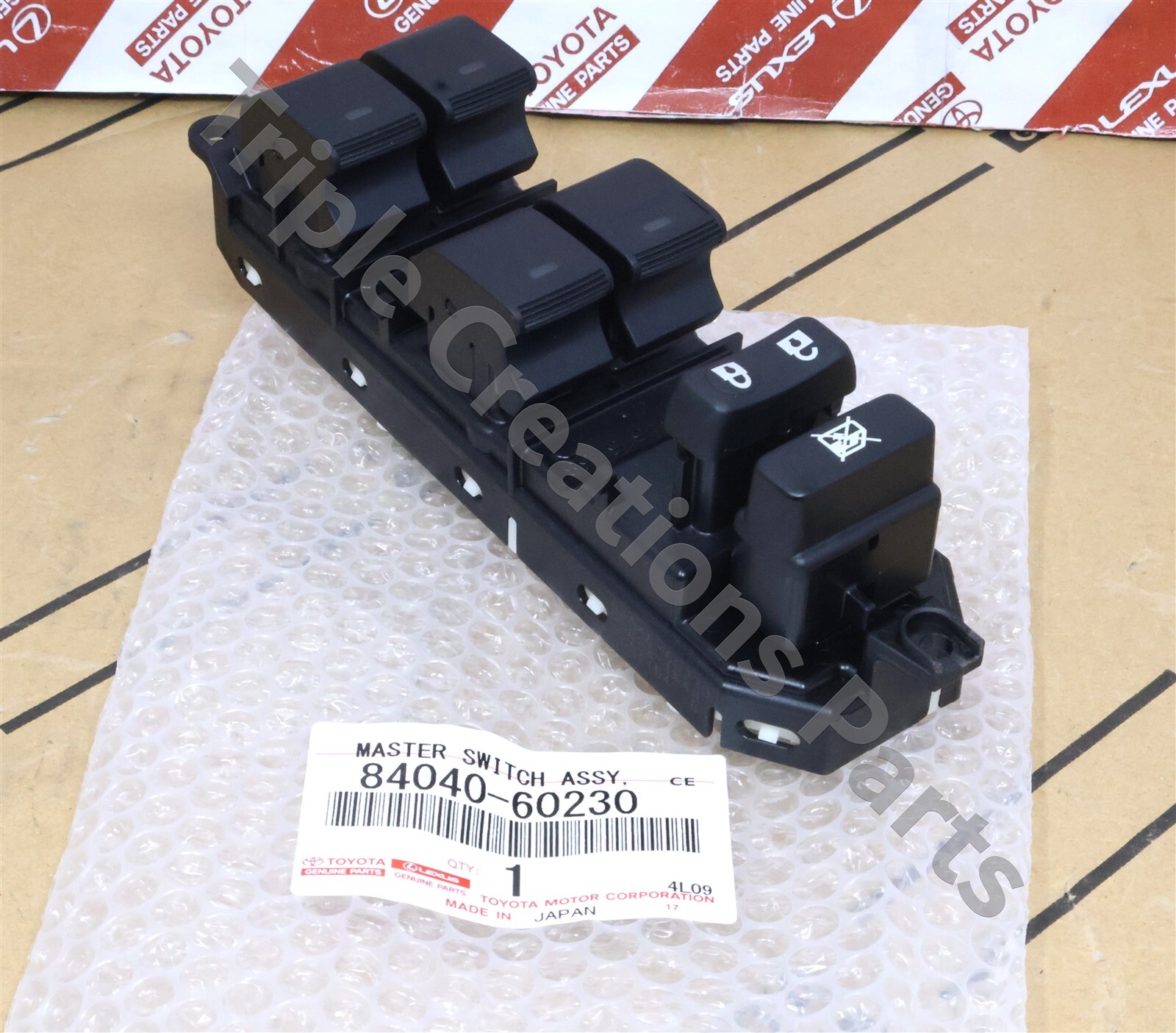 トヨタ マスター スイッチ ASSY 84040-44010 NEW】Toyota Genuine Land Cruiser Lock Switch, Master Switch