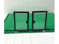 Wand Panele gelb LEGO® 1x6x5 Fenster 2 Stück