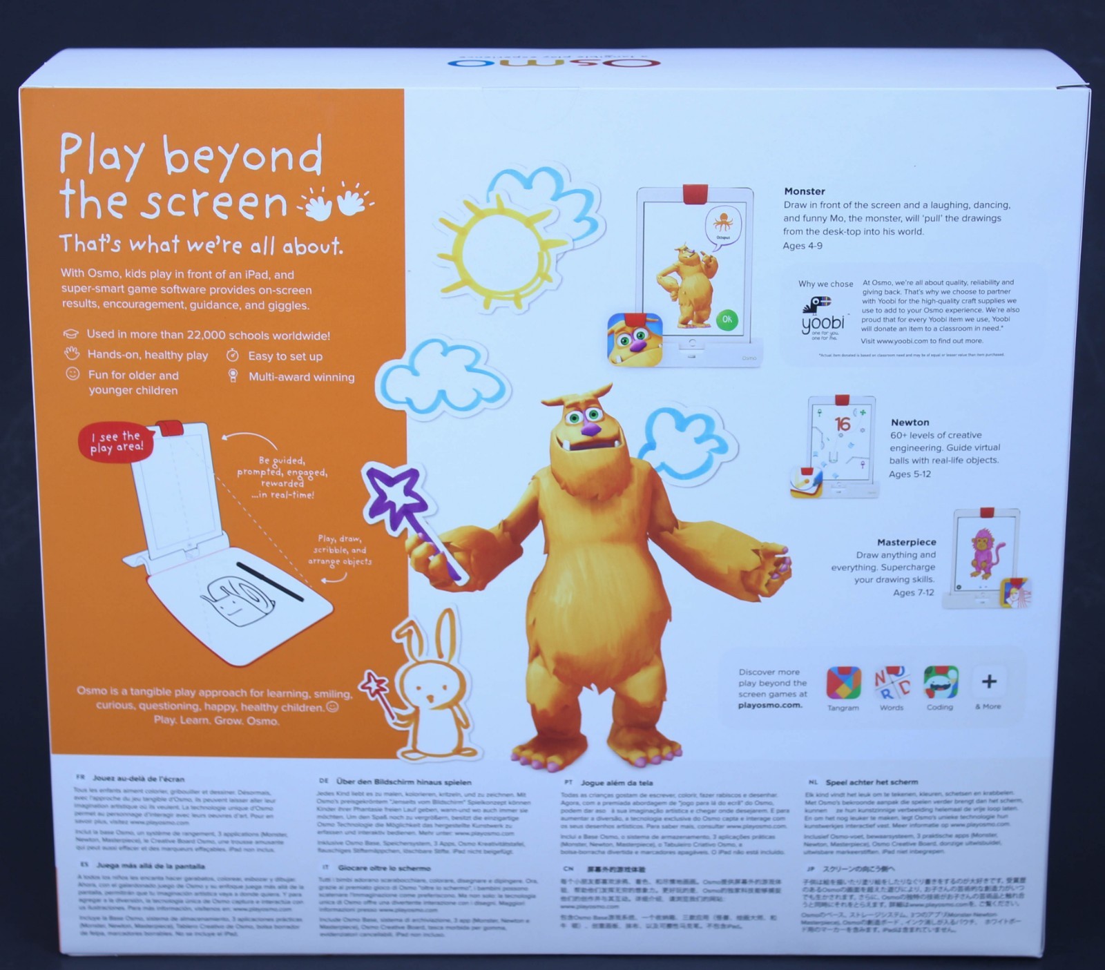 Osmo Creative Kit with 3 hands-on Games Monster Newton Masterplace