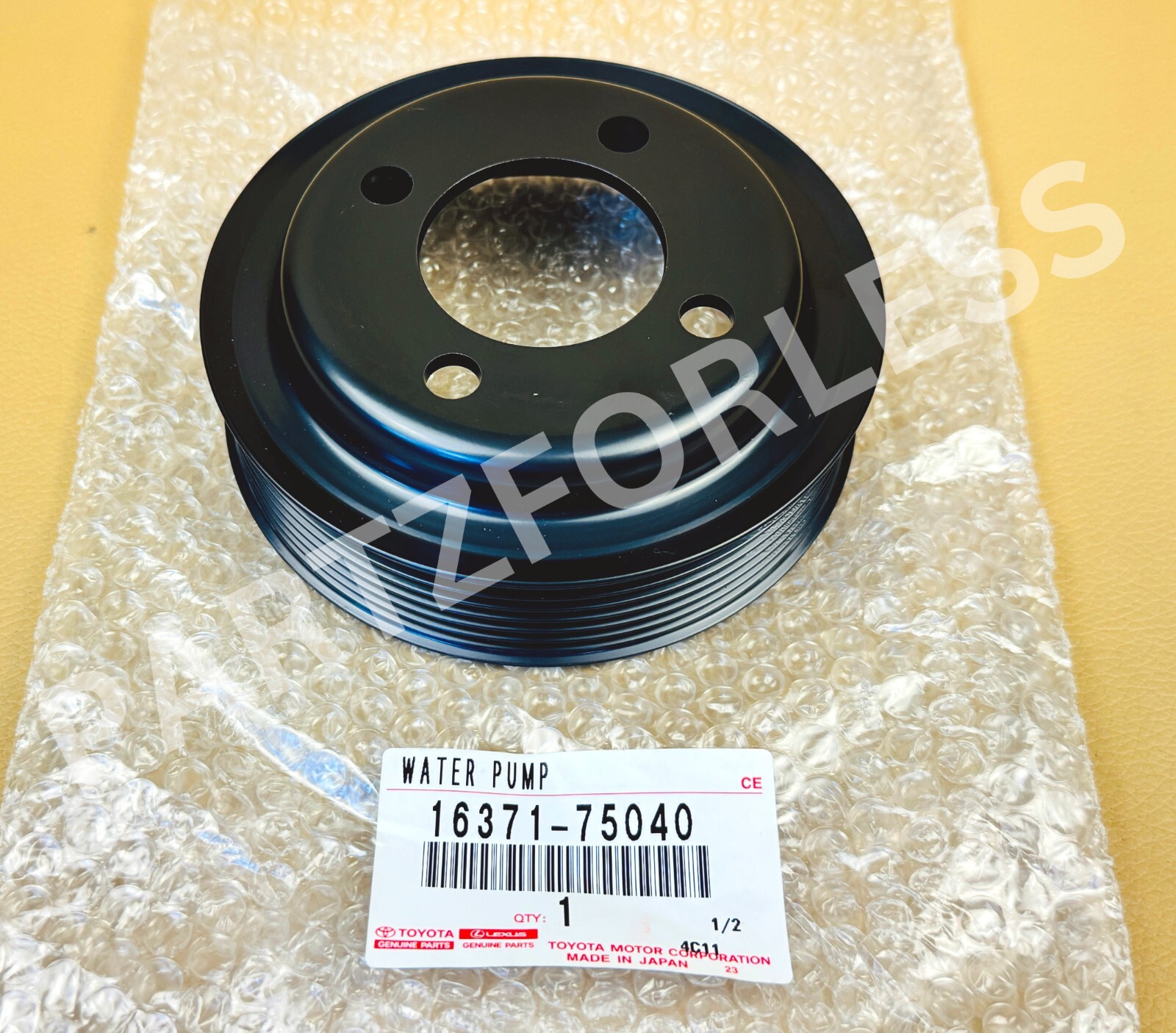 Toyota 16371-75040 Genuine Fan Pulley | 1637175040 | Genuine OEM