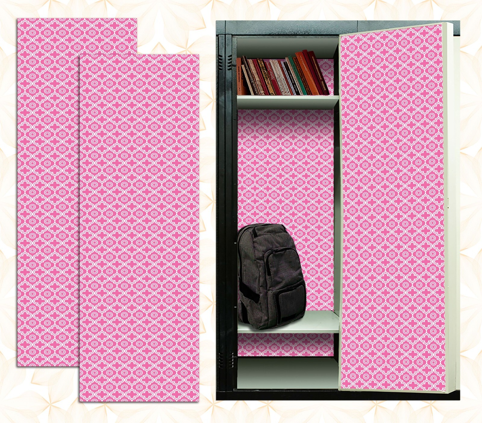 Magnetic Locker Wallpaper - Pack of 2 Rolls - (Geometric