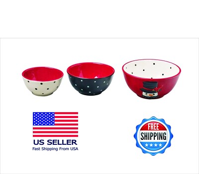 BOWL SET PRECIOUS MOMENTS CERAMIC SNOWMAN SNOW MUCH FUN 3 PIECE NESTING 