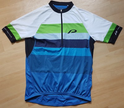 Herren Fahrradshirt M L XL Radshirt Fahrrad Shirt Radtrikot Rad Trikot BLAU NEU