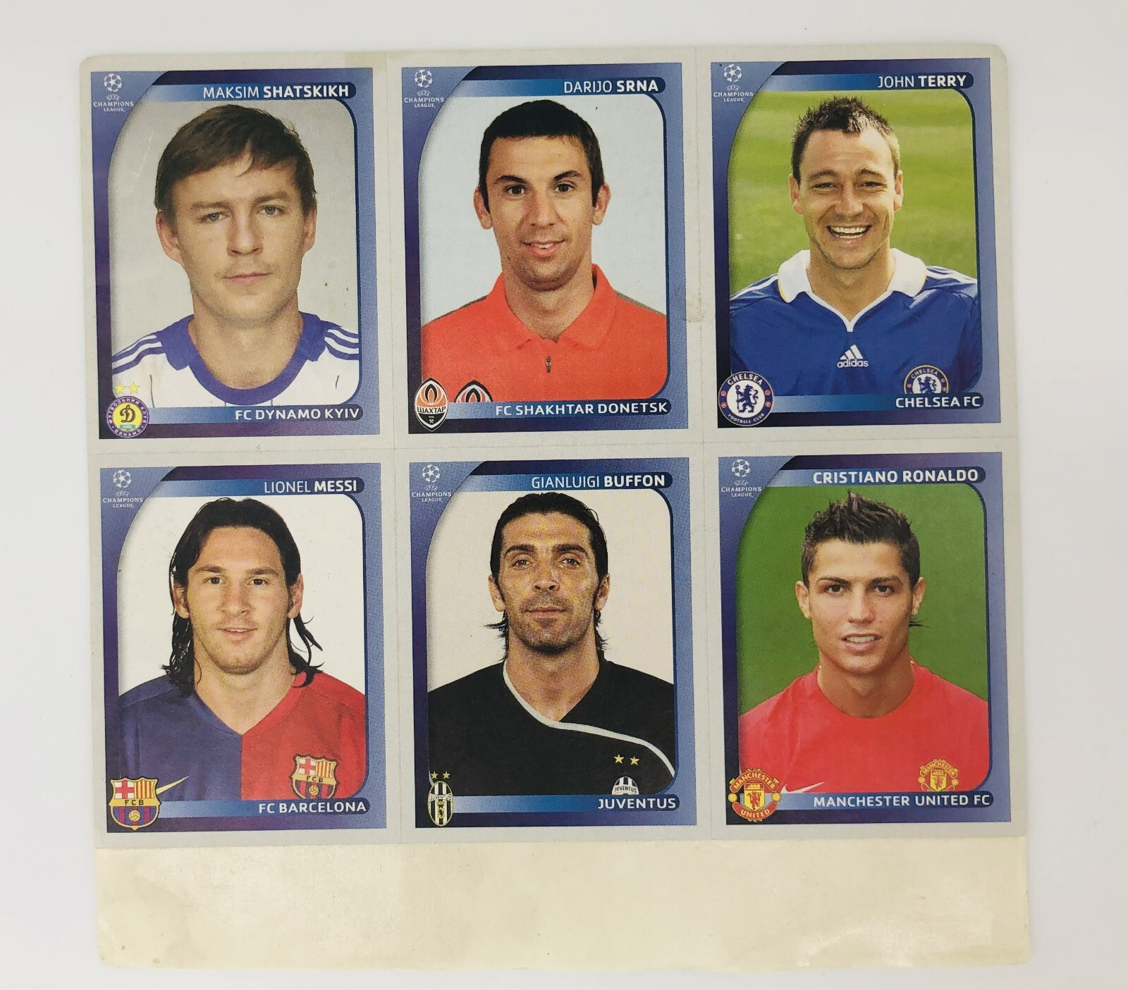 Stickers Champions League 2008-2009 Panini - 6 pieces | eBay
