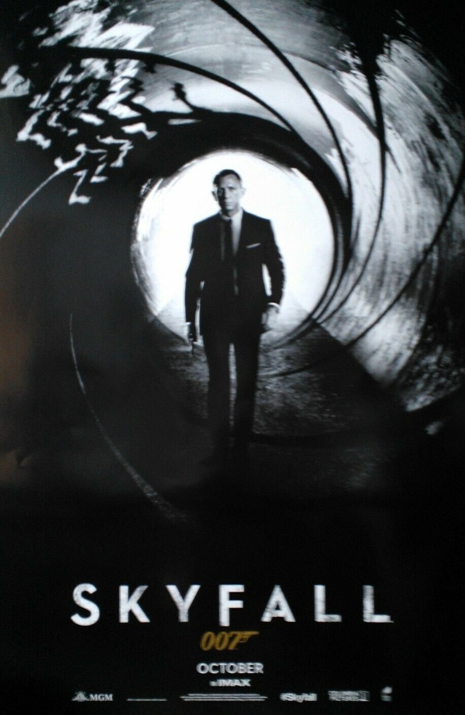 Skyfall (october imax ) Original Movie Poster Double Sided