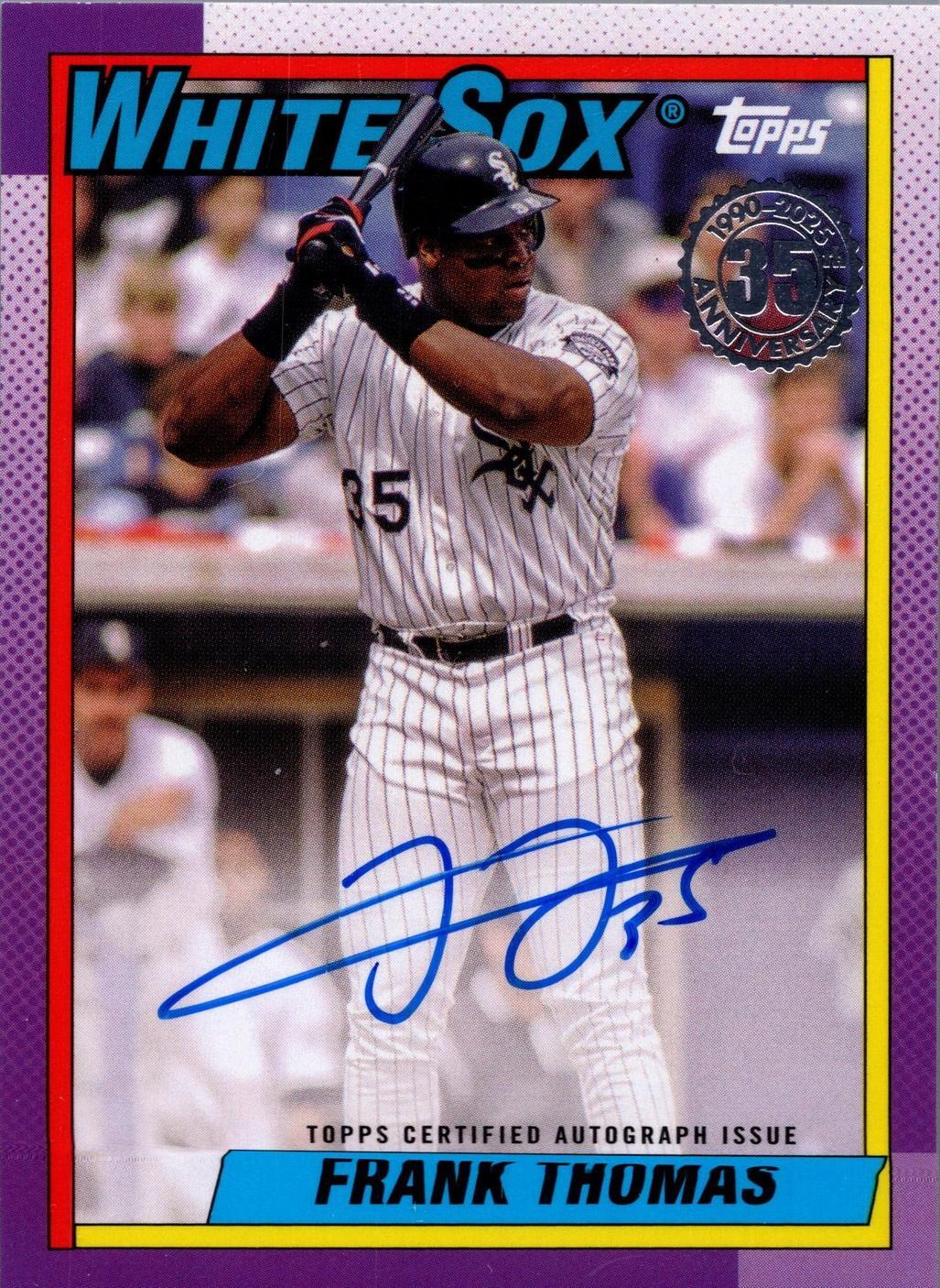 古いトランプです!! 2025 Topps Series 1 - Frank Thomas #90AU-FTH for sale | eBay