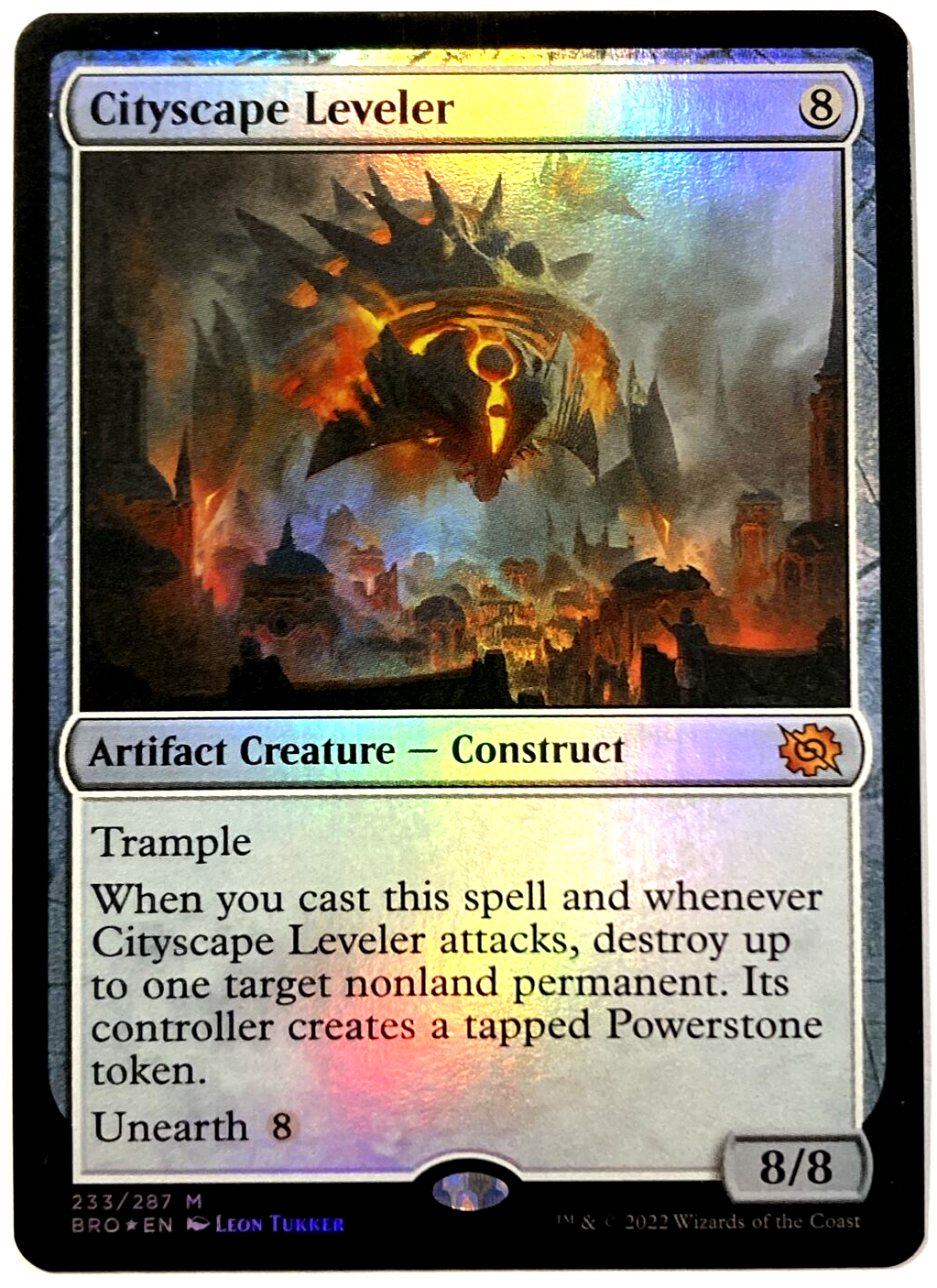 MTG Cityscape Leveler *FOIL* The Brothers' War 233/287 NM