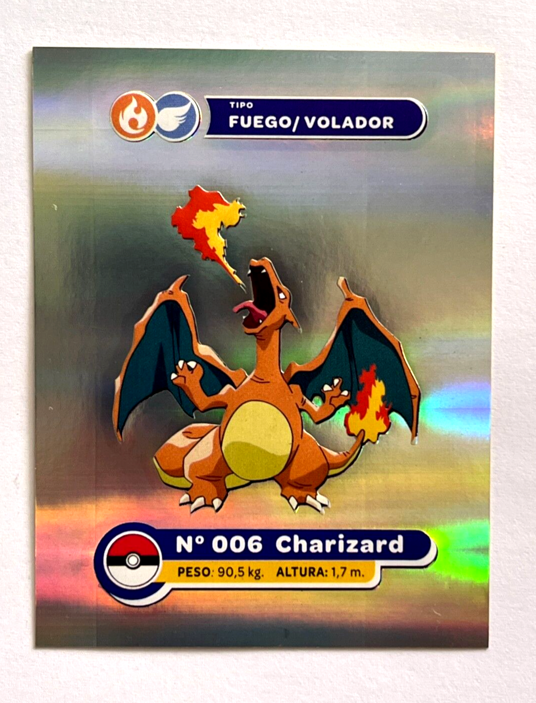 2025 POKEMON KANTO & JOHTO FH Sticker #A03 CHARIZARD Peru
