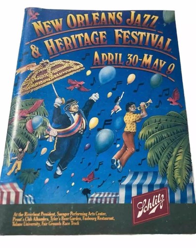 New Orleans Jazz and Heritage Festival program April 1982
