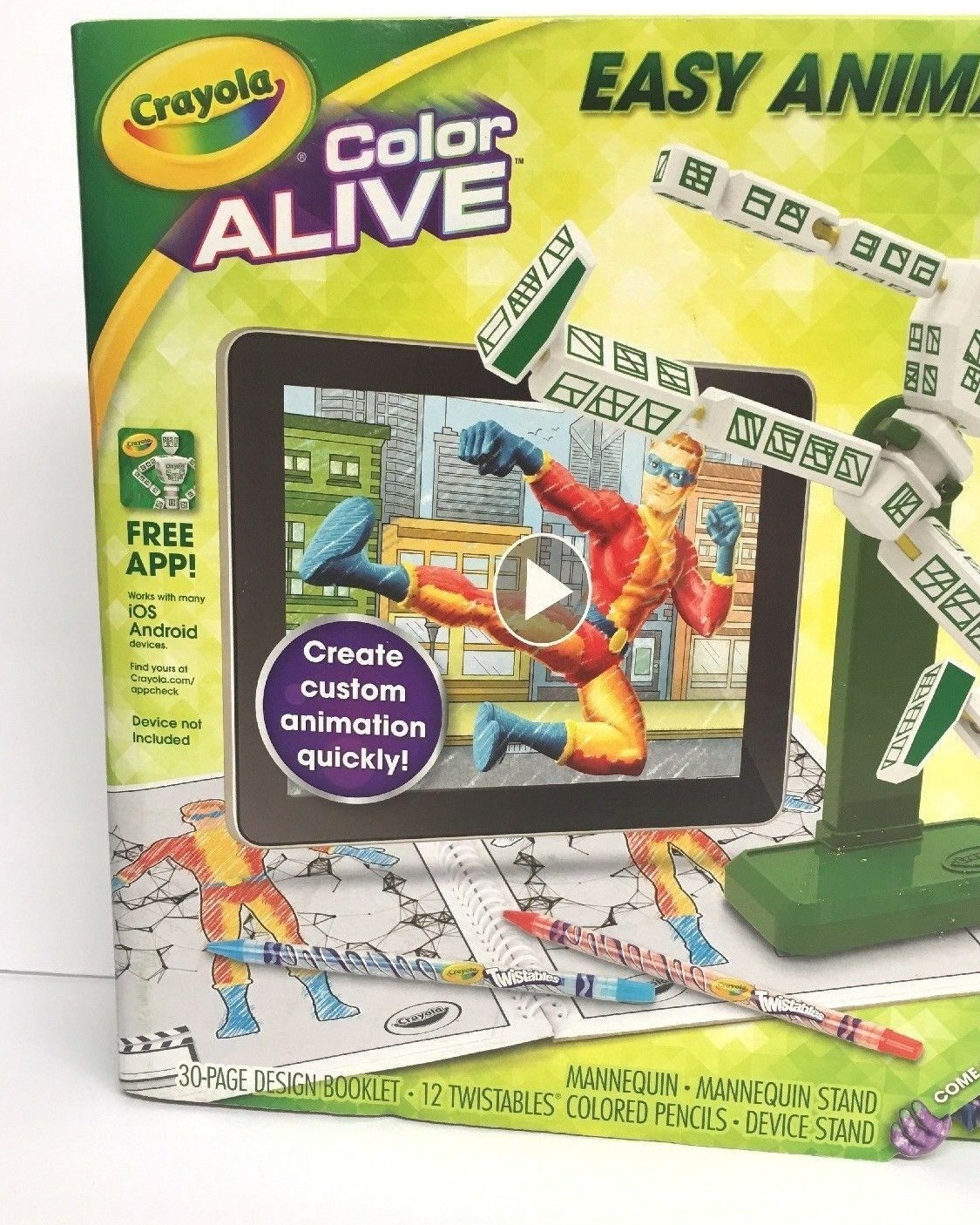 **NEW**  Crayola Brand Color Alive Easy Animation Studio 95-1052