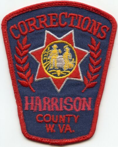 old vintage HARRISON COUNTY WEST VIRGINIA DOC CORRECTIONS SHERIFF POLICE PATCH