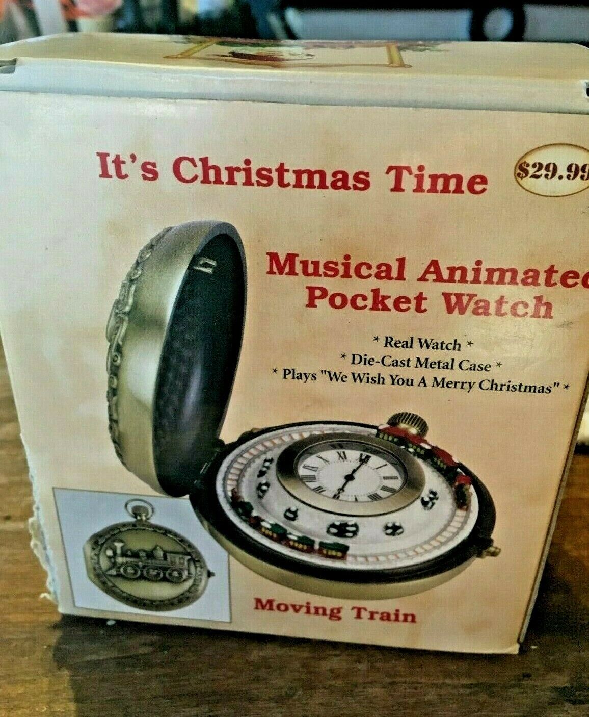 Mr Christmas Musical Animated Pocket Watch | eBay Mr Christmas Musical Animated Pocket Watch | eBay