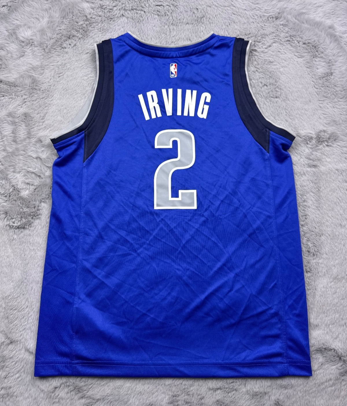 Kyrie Irving Jersey Mens Medium Blue Fanatics Dallas Mavericks NBA