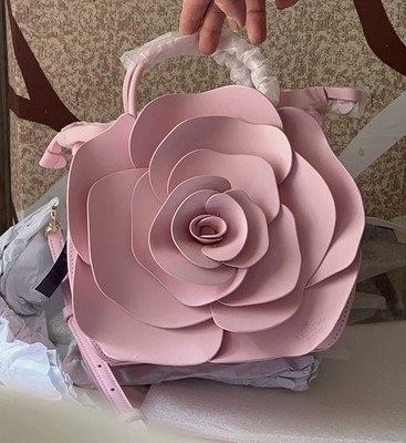 KATE SPADE FLORA 3D ROSE CROSSBODY PINK KE577 FACTORY