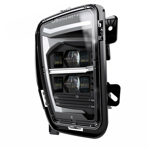 Black Bumper DRL LED Fog Lights For Dodge Ram 1500 2013 2014 2015 2016 2017