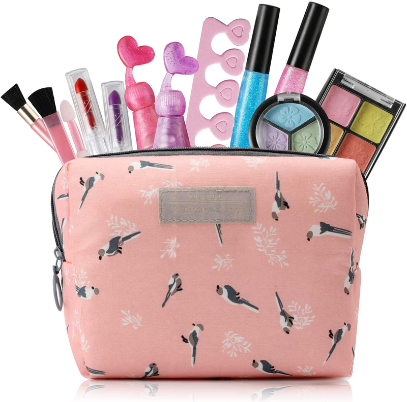 Makeup Kit For Girl With Cosmetic Bag Toys For 3 4 5 6 7 8 Y