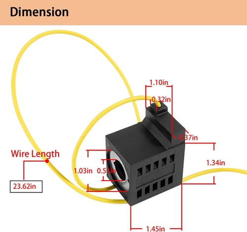 For Deltrol Solenoid Coil, Hydraulic Power Unit Lift Dump 10VDC 25W 10226-08