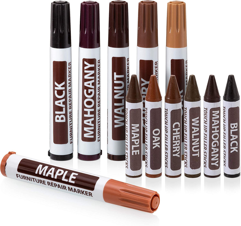 Touch Up 12 Piece Furniture And Wood Floor Markers And Crayons