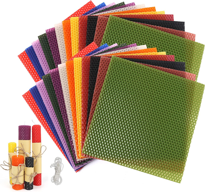 Beeswax Sheets for Candle Making - Christmas Candle Making K