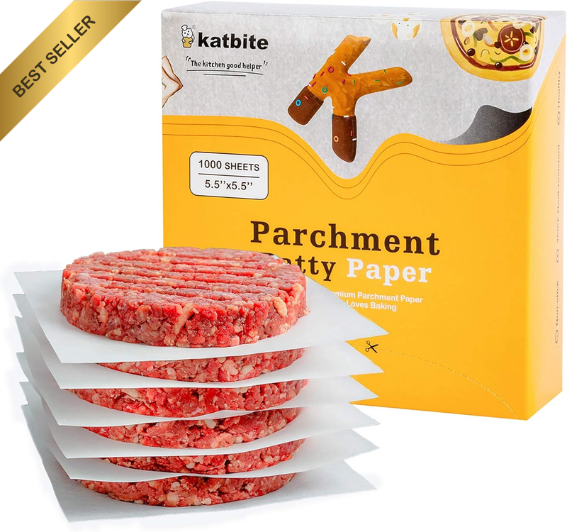 1000 Hamburger Patty Paper 5.5