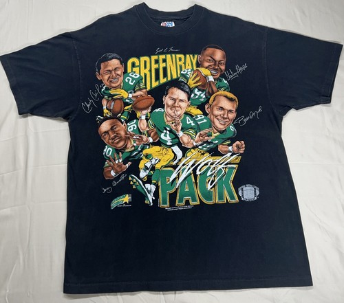 Green Bay Packers ヴィンテージTシャツ　Made in USA LOGO7】S/S Tee L Made in USA 90s vintage “GREENBAY PACKERS