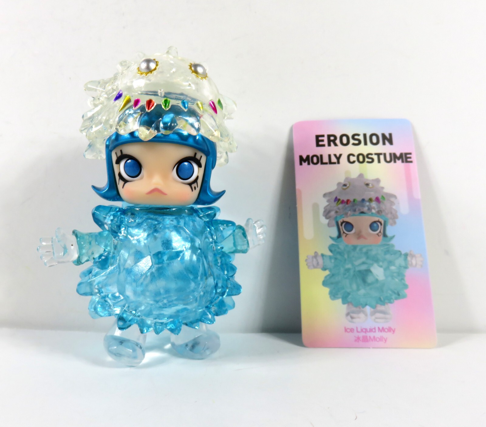 Pop Mart Erosion Molly Costume Mini Figure Ice Liquid Molly