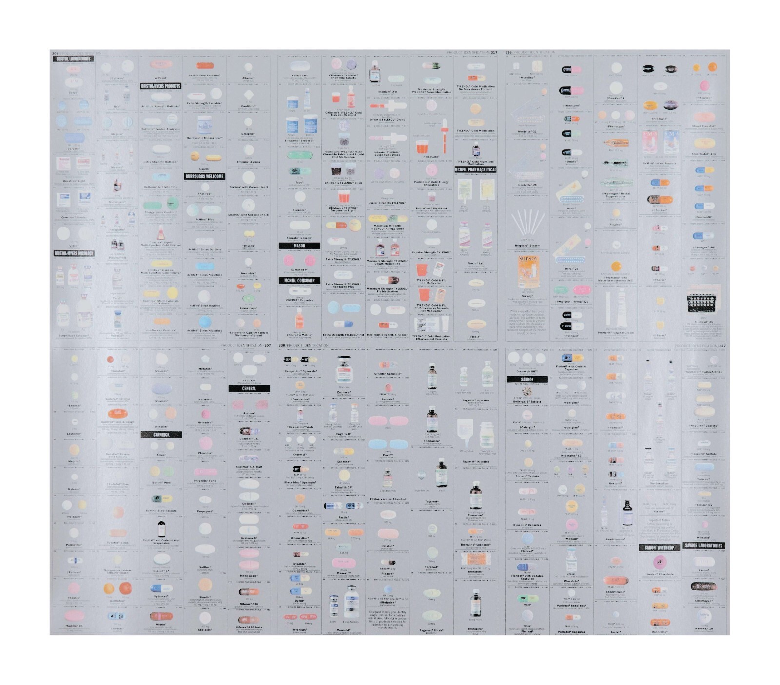 ダミアンハースト　pharmacy額装ポスター　シルバー Damien Hirst(ダミアン・ハースト)/Pharmacy(ファーマシー