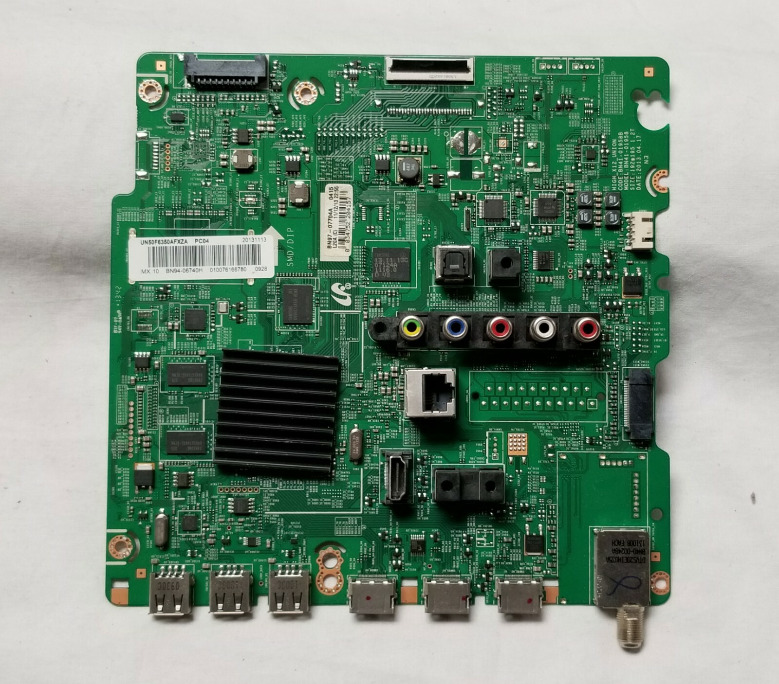 SAMSUNG UN50F6350 MAIN BOARD BN94-06740H #112 | eBay