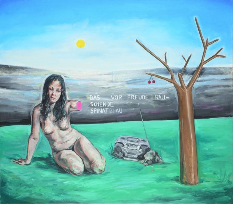 Fabian Ginsberg Unikat ÃL Auf Leinwand 180 X 160 Cm