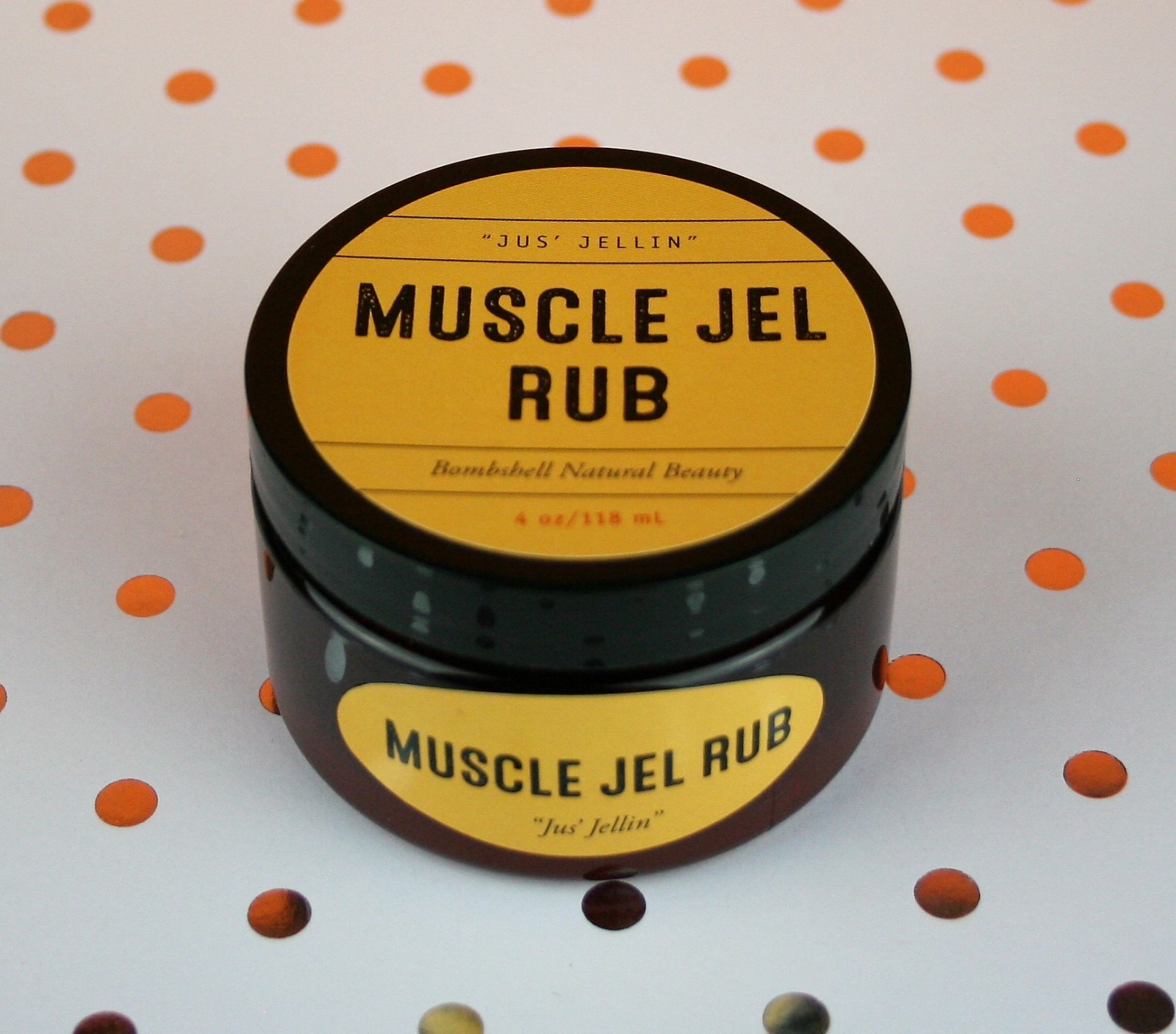 Bombshell Natural Beauty~Muscle Jel Rub~~Muscle Gel